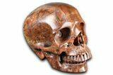 Realistic, Polished Chohua Jasper Skull #378675-2